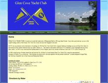 Tablet Screenshot of glencoveyachtclub.org